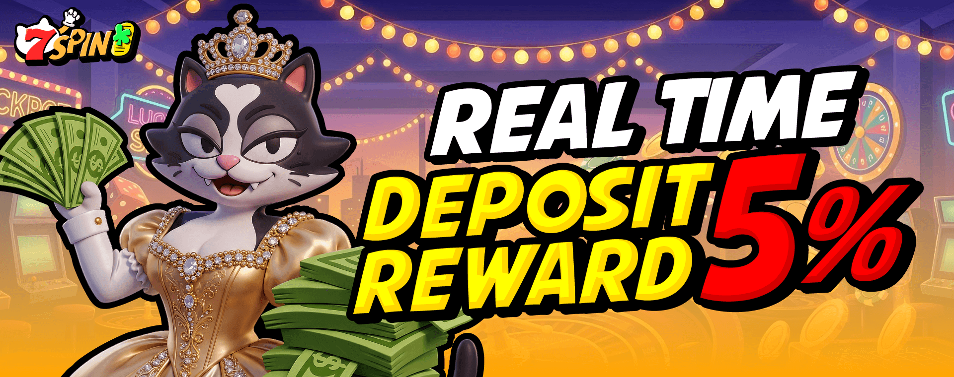 Real Time Deposit Reward 5%