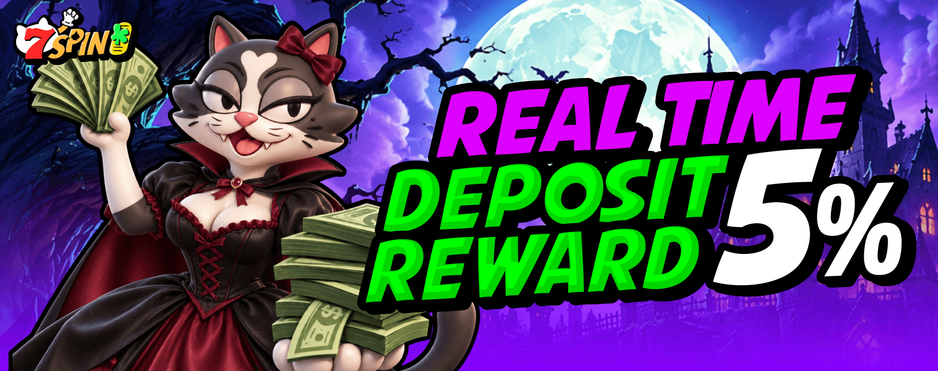 Real Time Deposit Reward 5%